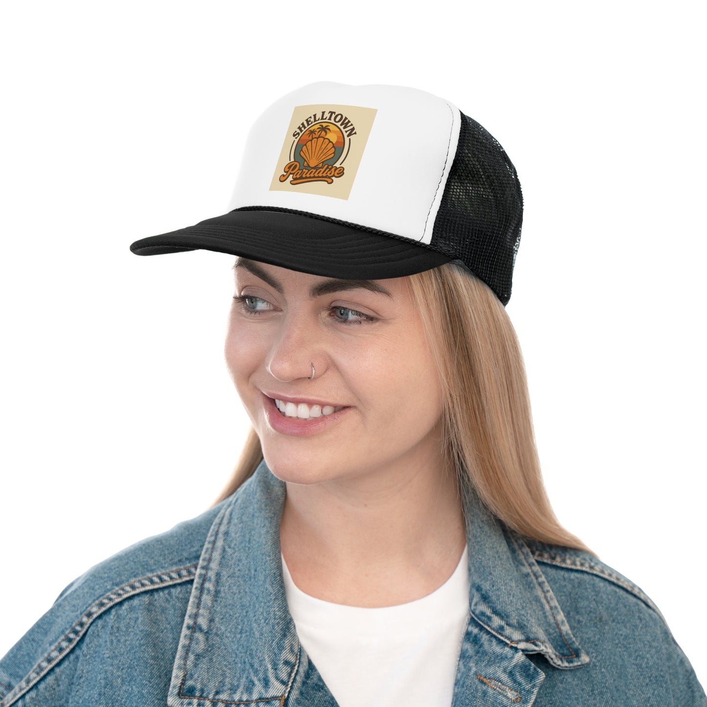 Shelltown Paradise Retro Trucker Cap
