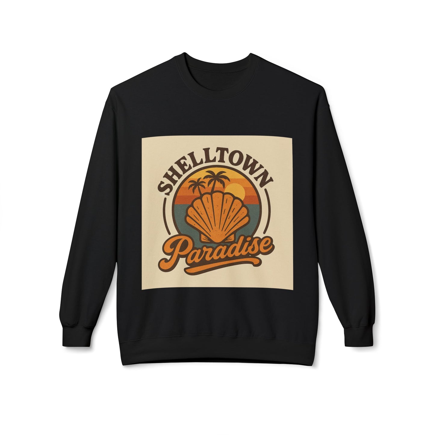 Shelltown Paradise Unisex Logo Crewneck Sweatshirt
