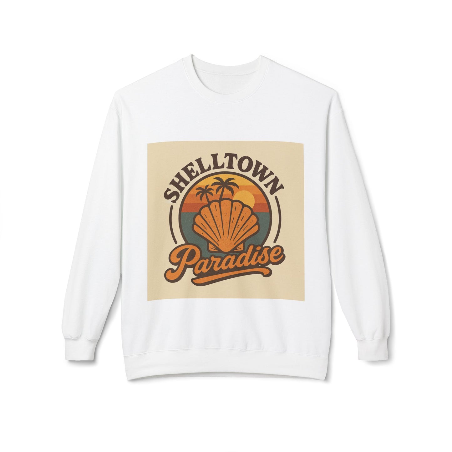 Shelltown Paradise Unisex Logo Crewneck Sweatshirt