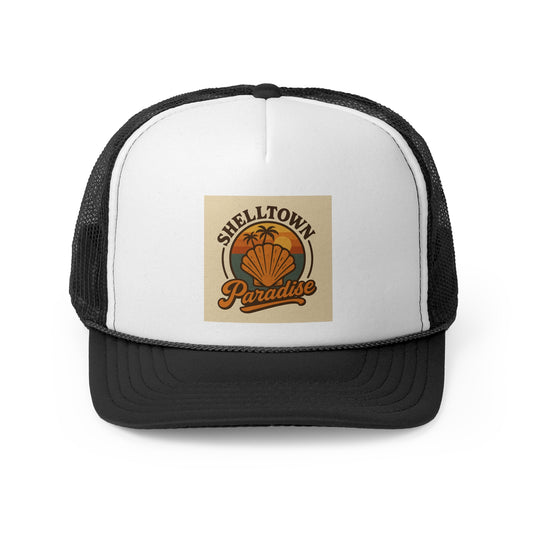 Shelltown Paradise Retro Trucker Cap