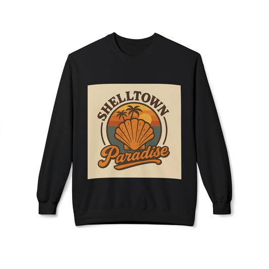Shelltown Paradise Unisex Logo Crewneck Sweatshirt