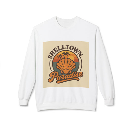Shelltown Paradise Unisex Logo Crewneck Sweatshirt